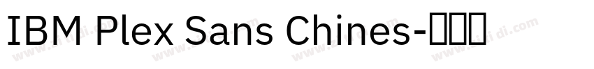 IBM Plex Sans Chines字体转换